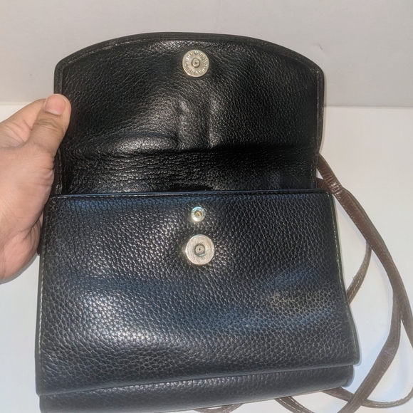 Vintage Brighton "Hudson" Crossbody Organizer Bag - Black - Picture 3 of 13
